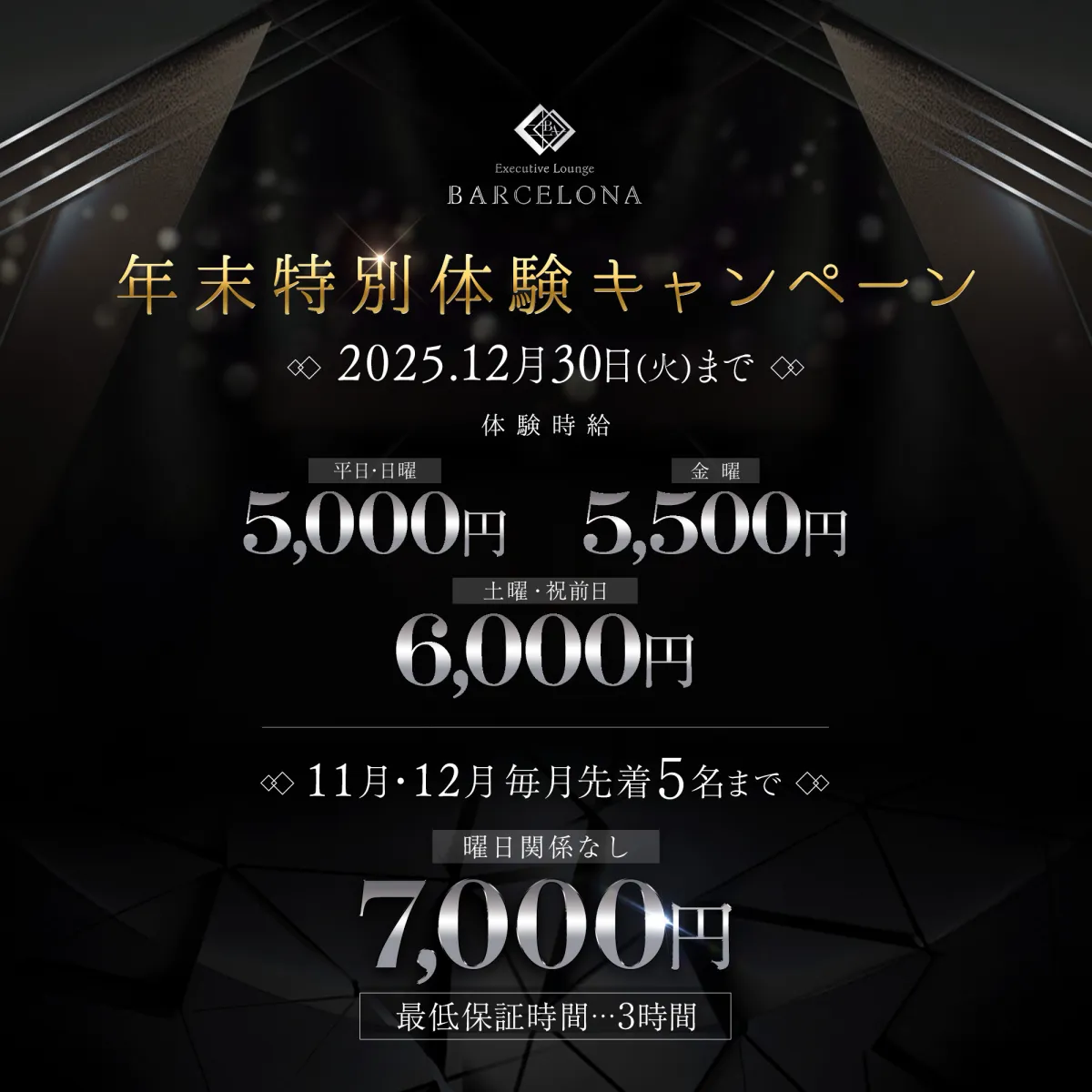 館林市のキャバクラ「BARCELONA」のキャスト求人アイキャッチ