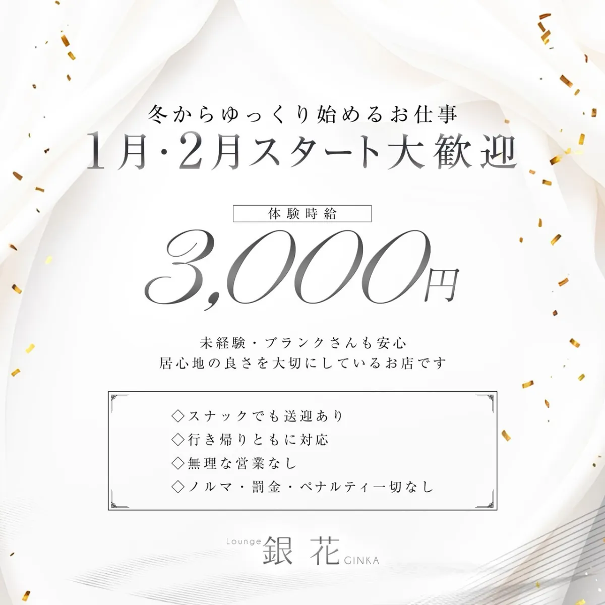 1番目のニュース記事「1月・2月は銀花でゆったりスタートの画像